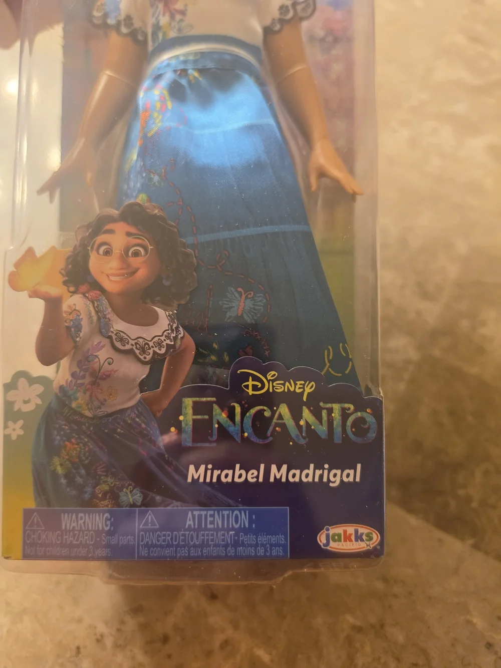 Disney Mirabel Madrigal Doll with Blue Skirt and Green Glasses